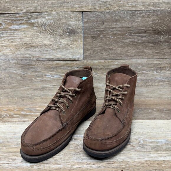 Colorado Moc Toe Brown Leather Chukka Boats Women's Size 9 - Picture 1 of 8